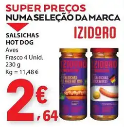 E.Leclerc Salsichas hot dog promoção