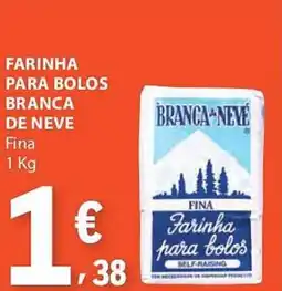 E.Leclerc Farinha para bolos branca de neve fina promoção