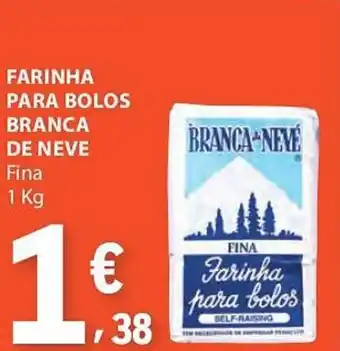 E.Leclerc Farinha para bolos branca de neve fina promoção