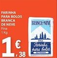 E.Leclerc Farinha para bolos branca de neve fina promoção