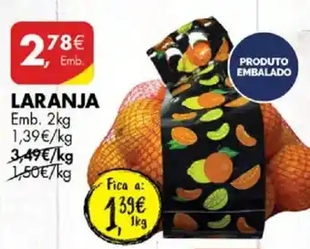 Pingo Doce Laranja promoção