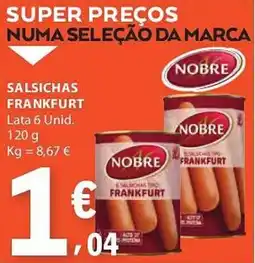 E.Leclerc Salsichas frankfurt promoção