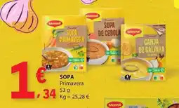 E.Leclerc Maggi sopa primavera promoção