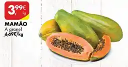 Pingo Doce Mamão a granel promoção