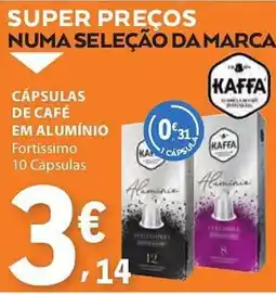 E.Leclerc Cápsulas de café em alumínio promoção