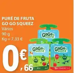 E.Leclerc Puré de fruta go go squeez promoção