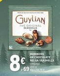 E.Leclerc Bombons de chocolate belga seashells original promoção