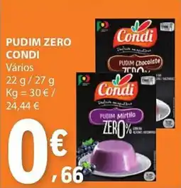 E.Leclerc Pudim zero condi promoção