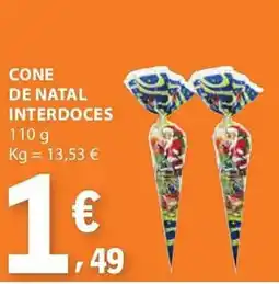 E.Leclerc Cone de natal interdoces promoção