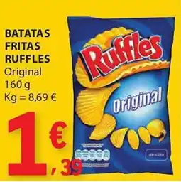 E.Leclerc Batatas fritas ruffles original promoção