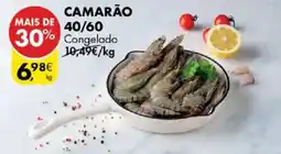 Pingo Doce Camarão 40/60 promoção