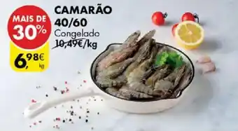 Pingo Doce Camarão 40/60 promoção