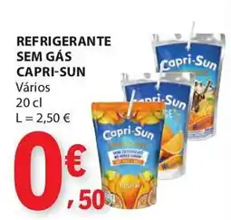 E.Leclerc Refrigerante sem gás capri-sun promoção