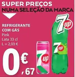 E.Leclerc Refrigerante com gás pink promoção