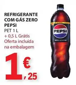 E.Leclerc Refrigerante com gás zero pepsi promoção