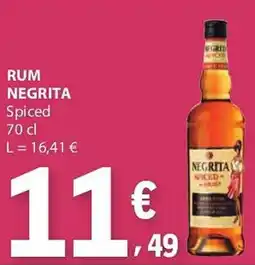 E.Leclerc Rum negrita spiced promoção