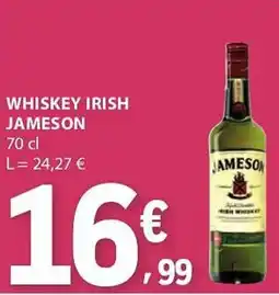 E.Leclerc Whiskey irish jameson promoção