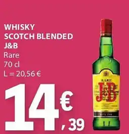 E.Leclerc Whisky scotch blended j&b promoção