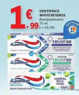 E.Leclerc Dentífrico white reverse promoção