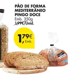 Pingo Doce Pão de forma mediterrâneo pingo doce promoção