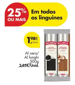 Pingo Doce Milaneza Al nero/ Al funghi promoção