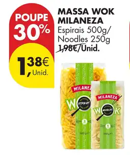 Pingo Doce Massa wok milaneza promoção