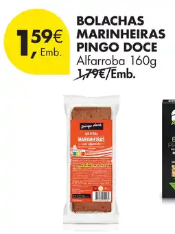 Pingo Doce Bolachas marinheiras pingo doce alfarroba promoção