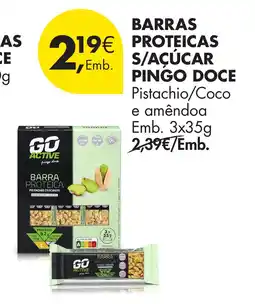 Pingo Doce Barras proteicas s/açúcar pingo doce promoção