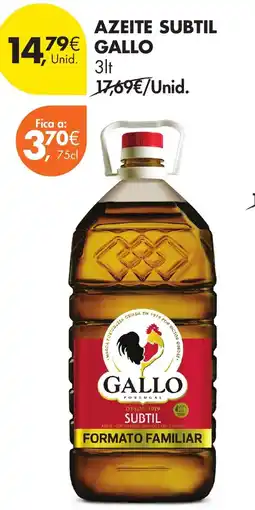 Pingo Doce Azeite subtil gallo promoção
