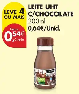 Pingo Doce Leite uht c/ chocolate promoção