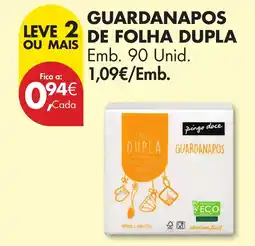 Pingo Doce Guardanapos de folha dupla promoção
