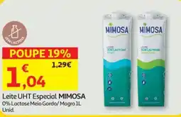 Auchan Leite UHT Especial MIMOSA promoção