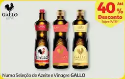 Auchan Numa Seleção de Azeite e Vinagre GALLO promoção