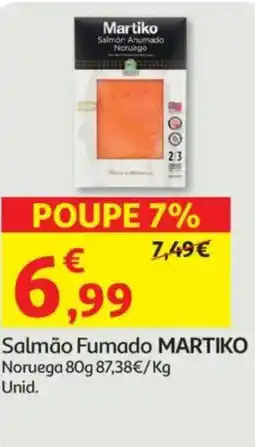 Auchan Salmão Fumado MARTIKO Noruega promoção