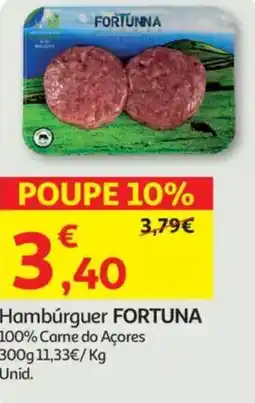 Auchan Hambúrguer FORTUNA promoção