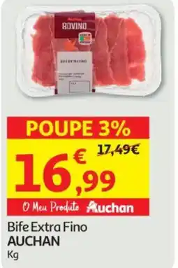 Auchan Bife Extra Fino AUCHAN promoção
