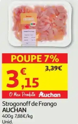 Auchan Strogonoff de Frango AUCHAN promoção
