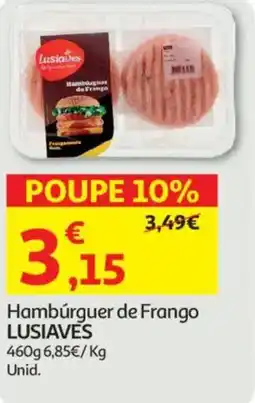 Auchan Hambúrguer de Frango LUSIAVES promoção