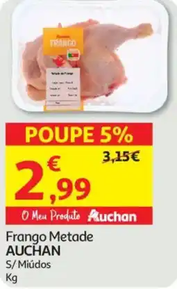 Auchan Frango Metade AUCHAN promoção