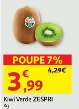 Auchan Kiwi Verde ZESPRI promoção