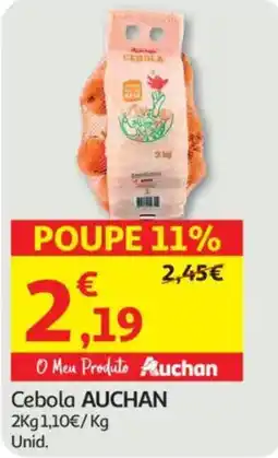 Auchan Cebola AUCHAN promoção