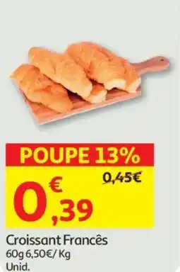 Auchan Croissant Francês promoção