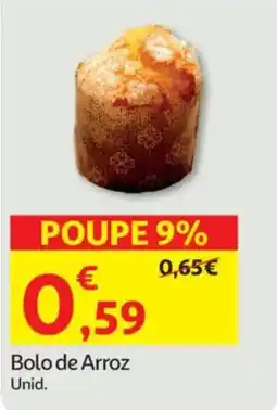 Auchan Bolo de Arroz Unid. promoção