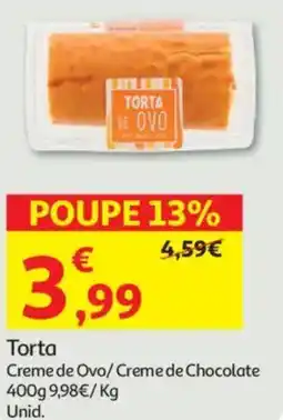 Auchan Torta Creme de Ovo/Creme de Chocolate promoção