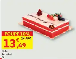 Auchan Bolo Red Velvet promoção