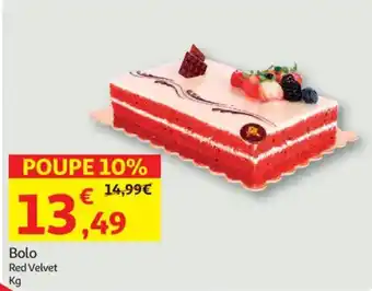 Auchan Bolo Red Velvet promoção