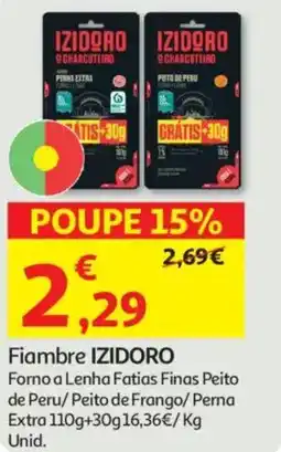 Auchan Fiambre IZIDORO promoção