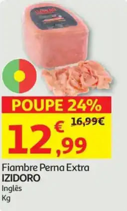 Auchan Fiambre Perna Extra IZIDORO Inglês promoção