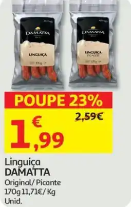 Auchan Linguiça DAMATTA promoção