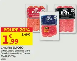 Auchan Chouriço ELPOZO promoção